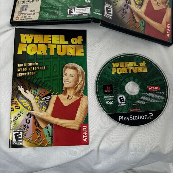 Wheel of Fortune PS2 PlayStation 2 - Complete CIB Tested & Working - Picture 3 of 6